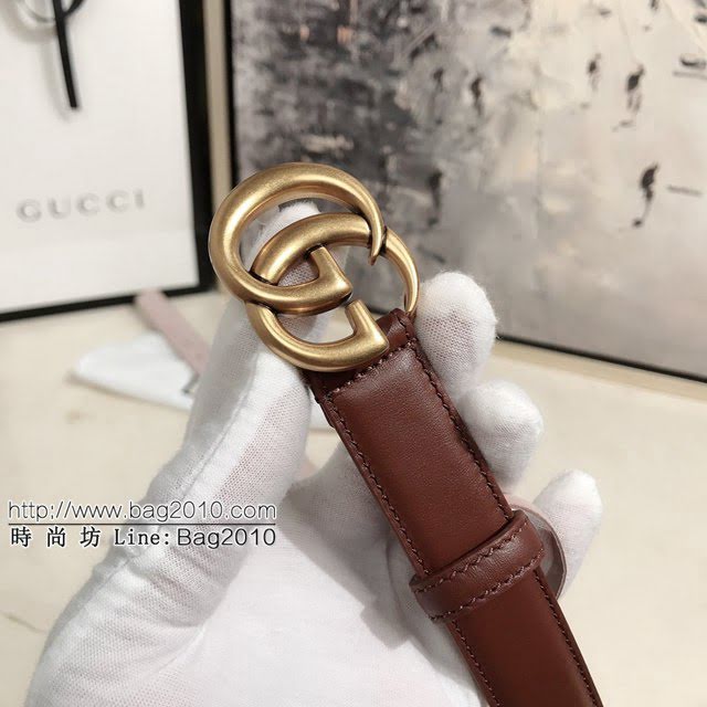 Gucci女士皮帶 古奇Maccarone腰帶  jjp1311